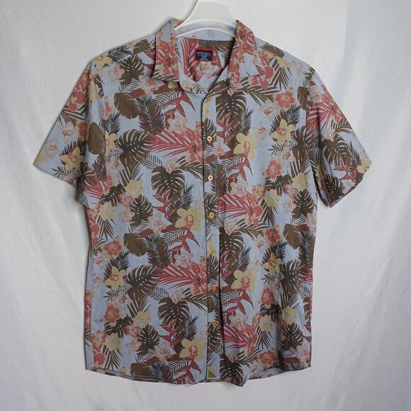 UNTUCKit Other - Untuckit Shirt Mens XL Tall Slim Desisto Floral Hawaiian Button Up Vacation